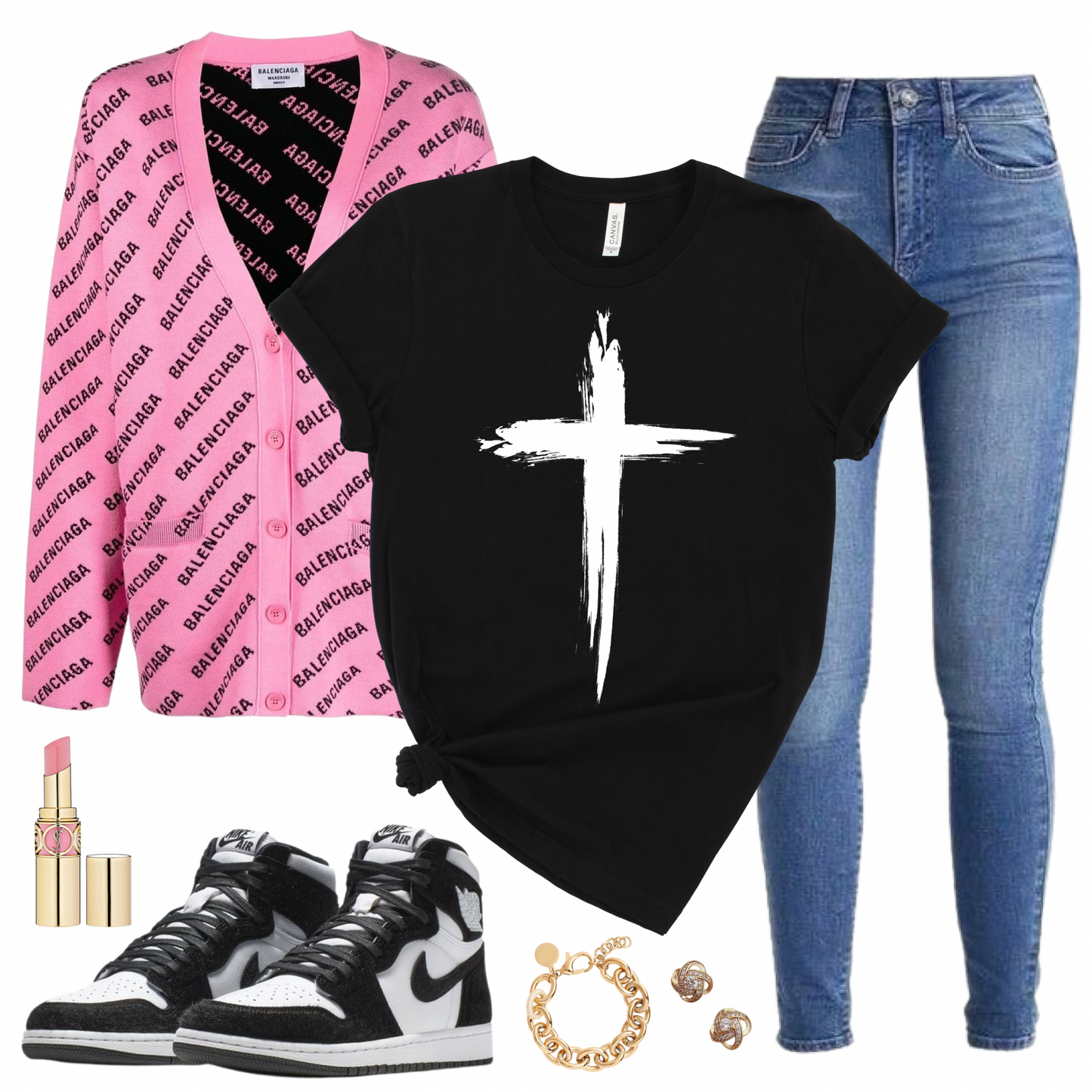 Painted Cross Tee