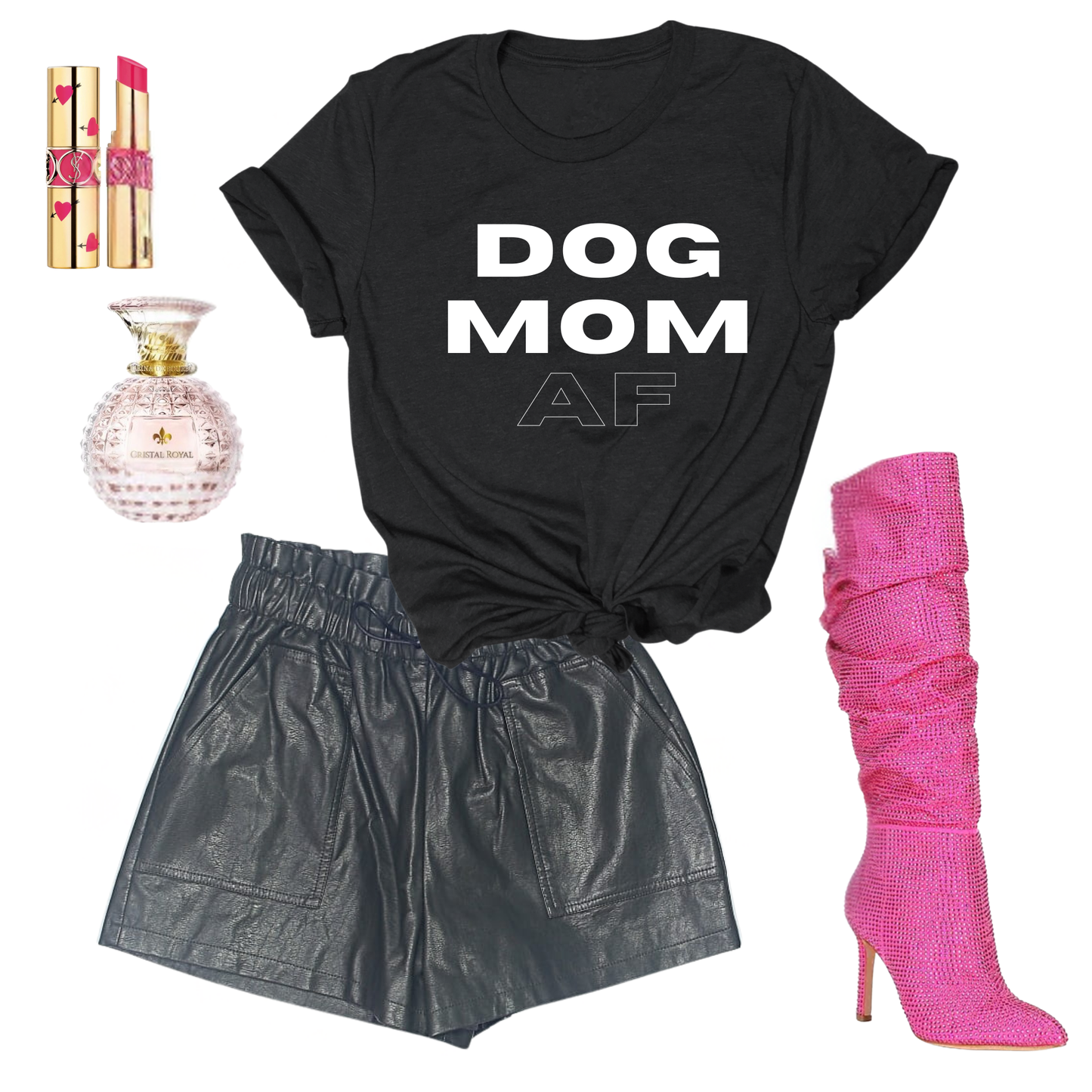 Dog Mom AF tee