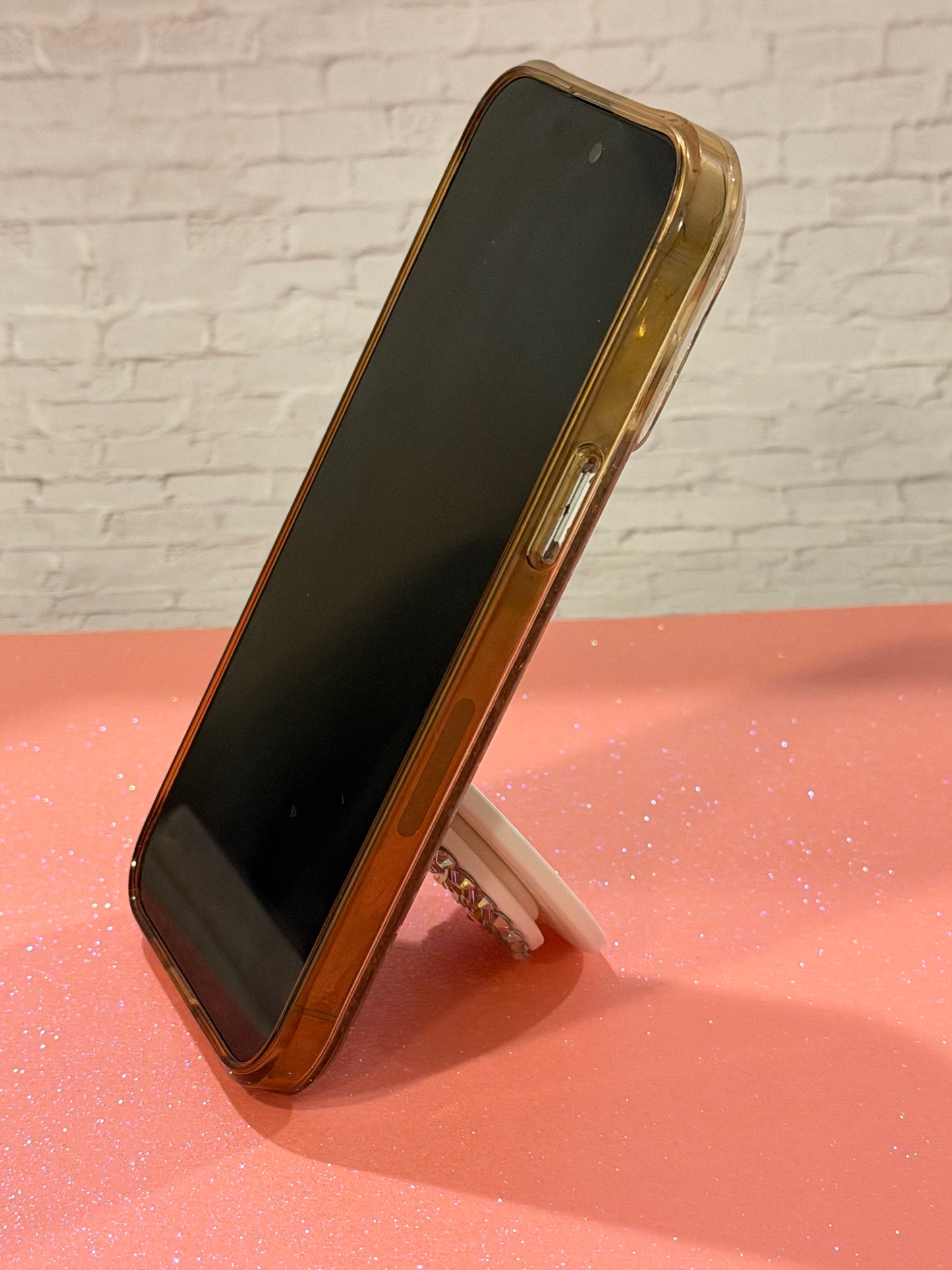 Bling Phone Holder & Stand- MagSafe (white)