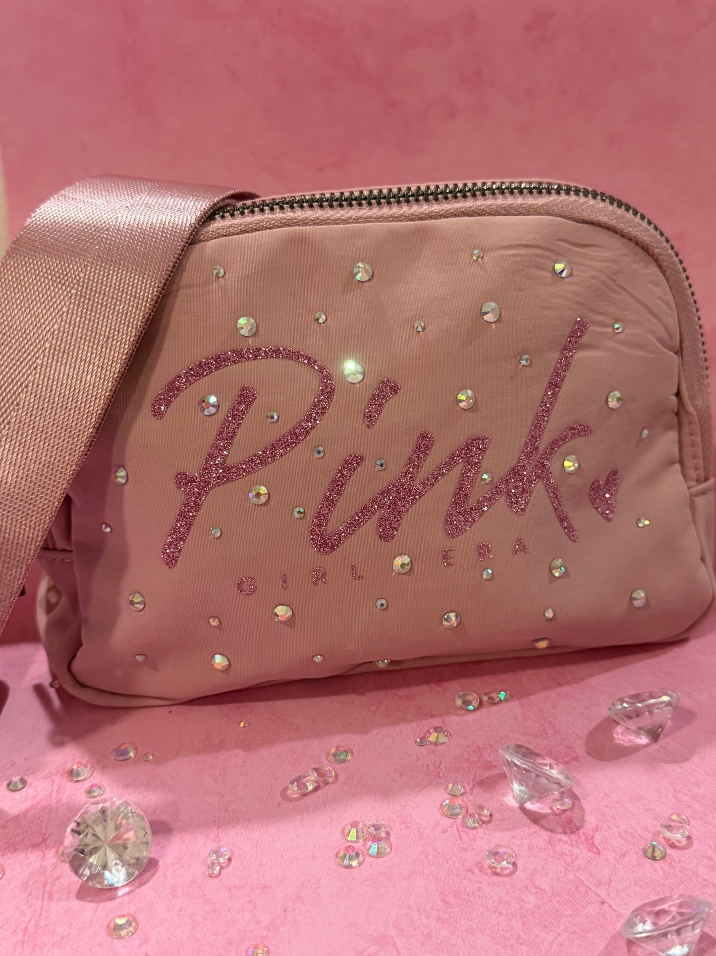 CUSTOM Rhinestone Fanny Bag