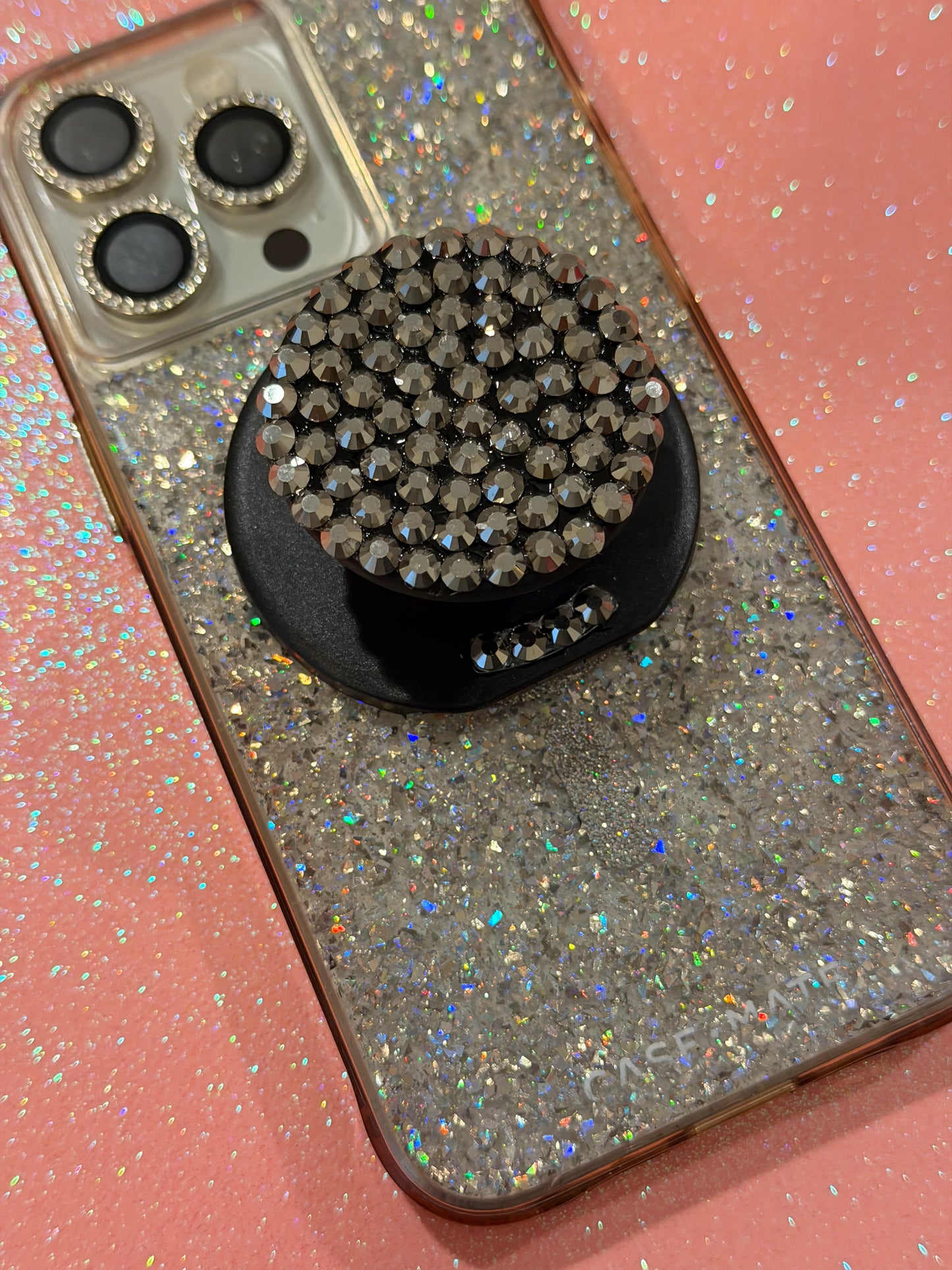 Bling Phone Holder & Stand- MagSafe (black)