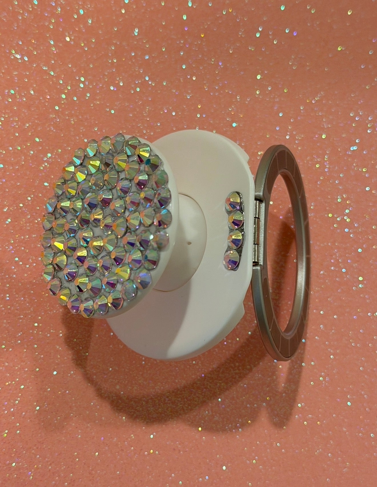 Bling Phone Holder & Stand- MagSafe (white)