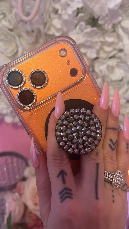 Bling Phone Holder- MagSafe (black)