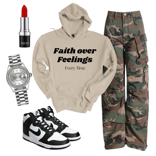 Faith over Feelings Hoodie